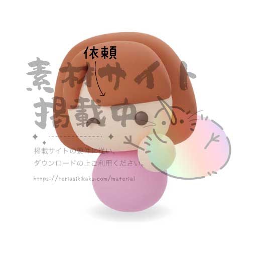 OK!な女の子の3DCGイラスト